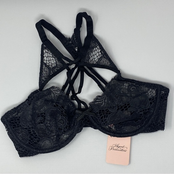 Agent Provocateur Daliah Black Bra NWT $165 - Picture 9 of 16